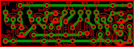 Onboard JFET Bass Preamplifier LAY6