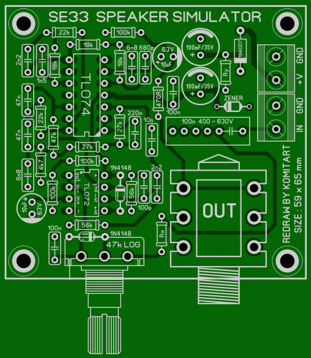 SE33 Speaker Simulator LAY6 FOTO