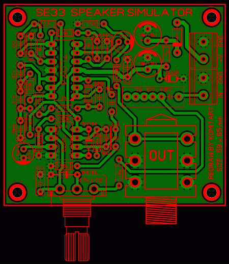 SE33 Speaker Simulator LAY6