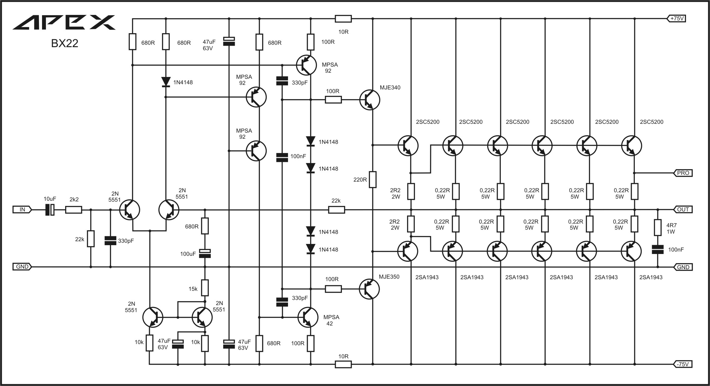 C3660 smt pcb схема усилителя