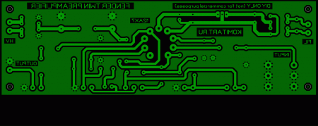 FENDER TWIN PREAMPLIFIER 7806 7812 LAY6