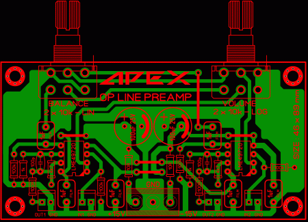 APEX OP line preamplifier LAY6