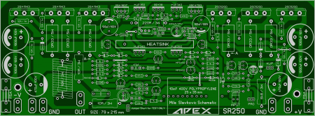 APEX SR250 AMPLIFIER LAY6 FOTO