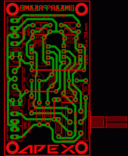 APEX Linear PREAMP LAY6