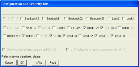 avr_iv2_bit configuration