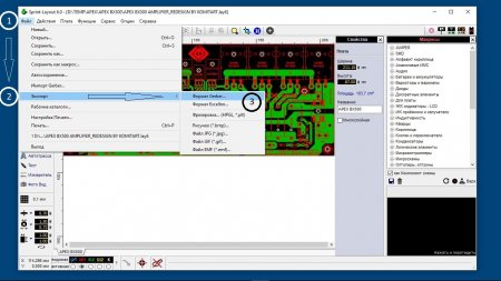 Sprint Layout_export to Gerber