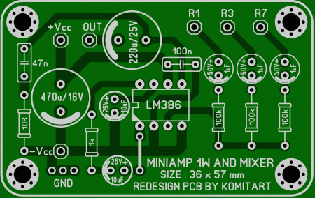 MINIAMP 1W AND MIXER LAY6 FOTO