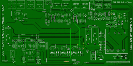 ENGL 530 TUBE MODERN PREAMPLIFIER LAY6 FOTO