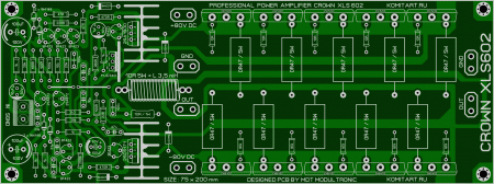 CROWN XLS602 5P Amplifier LAY6 FOTO