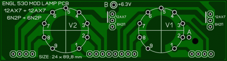 ENGL 530 MOD LAMP PCB LAY6 FOTO