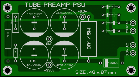 Tube Preamplifier PSU LAY6 FOTO