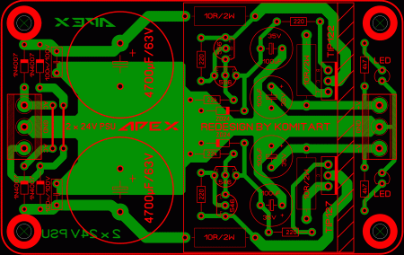 APEX 2x24V DC PSU for PREAMP LAY6