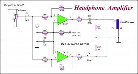 schematic phones amp HotLine 2