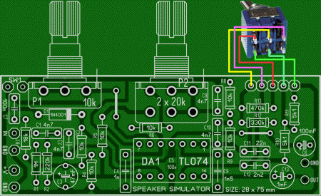 Hot Line 2 Speaker Simulator Pin SW2