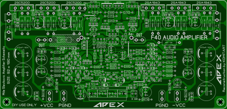 APEX F40 AMPLIFIER LAY6 FOTO