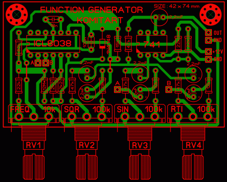 Function Generator_ICL8038_LM741_LAY6