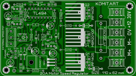 20A Motor Speed Regulator LAY6 Foto