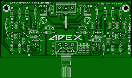 APEX SB3.1 BJT Preamplifier LAY6 Foto