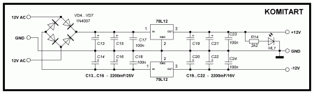 Headphone Amplifier JLH Class A PSU_schematic