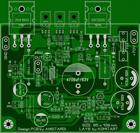 ANISTARDI OTL Amplifier 46W LAY6 Foto