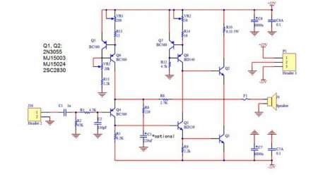 Siliconray JLH 2005 Class-A Amplifier PCB Full Kit