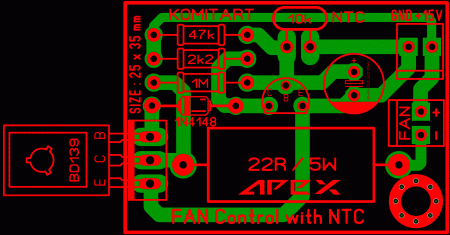 FAN Control with NTC by KOMITART LAY6