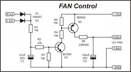 APEX Signal Fan Control Schematic