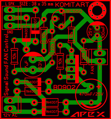 Signal Sound FAN Control by komitart lay6