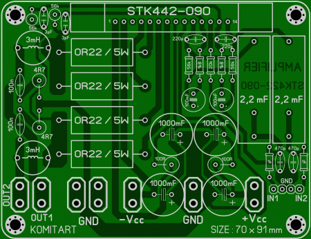 STK422-090 amplifier LAY6 FOTO