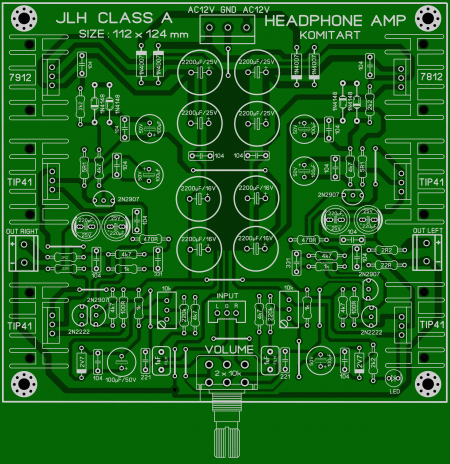 JLH ClassA Headphone Amplifier LAY6 Foto by KOMITART