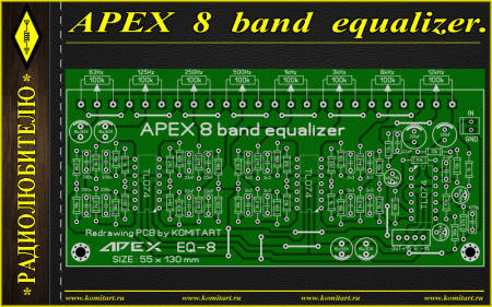 APEX 8 band equalizer Project