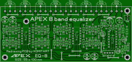 APEX 8 band equalizer LAY6 Foto
