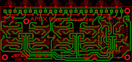 APEX 8 band equalizer LAY6