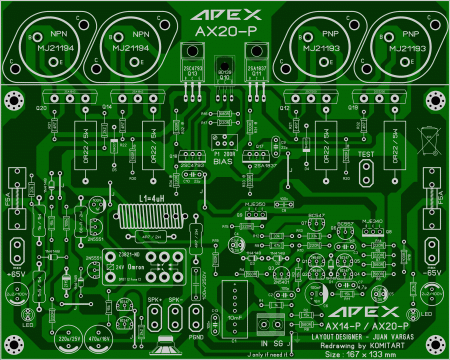 APEX AX20P Amplifier LAY6 Foto