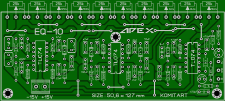 APEX 10 band equalizer LAY6 Foto