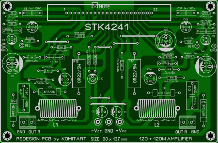 AMPLIFIER STK4241V KOMITART LAY6 Foto