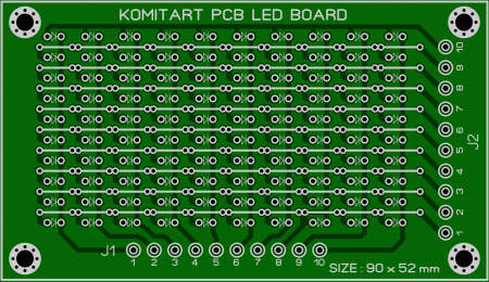   Atmega8 LED Board LAY6 Foto