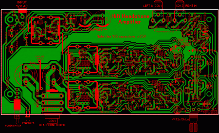 Headphone amplifier_LM833_LAY6