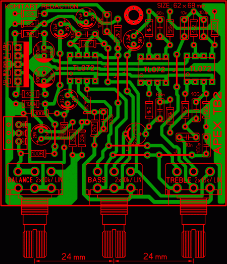 APEX TB2 Tone Control LAY6