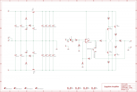 Sapphire 12j Headphone Amplifier_Schematic