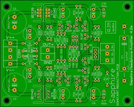 Sapphire 4.2a Headphone Amplifier KOMITART LAY6 FOTO