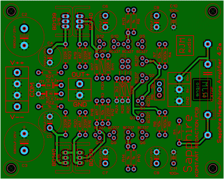 Sapphire 4.2a Headphone Amplifier KOMITART LAY6 K2