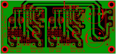 TDA1514 STEREO Amplifier_KOMITART LAY6