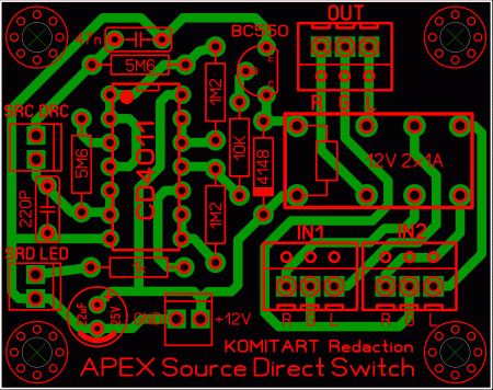APEX Source Direct Switch LAY6