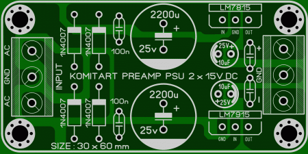 PSU for Preamp_KOMITART_LAY6 FOTO