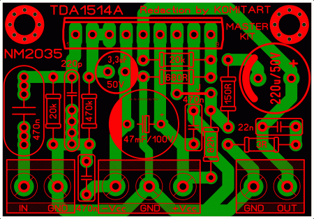 TDA1514 MasterKit NM2035_KOMITART LAY6