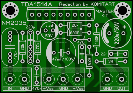 TDA1514 MasterKit NM2035_KOMITART LAY6 FOTO