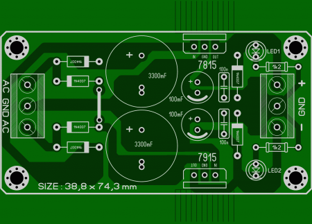 EQ PSU 15-0-15V LAY6 FOTO