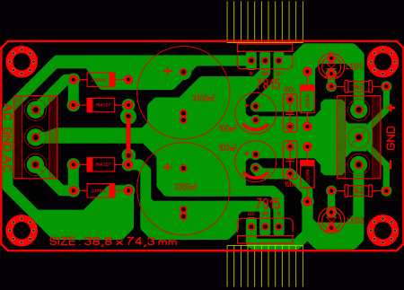 EQ PSU 15-0-15V LAY6