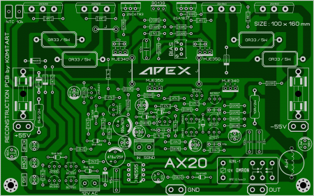 APEX AX20 AMP KOMITART LAY6 FOTO